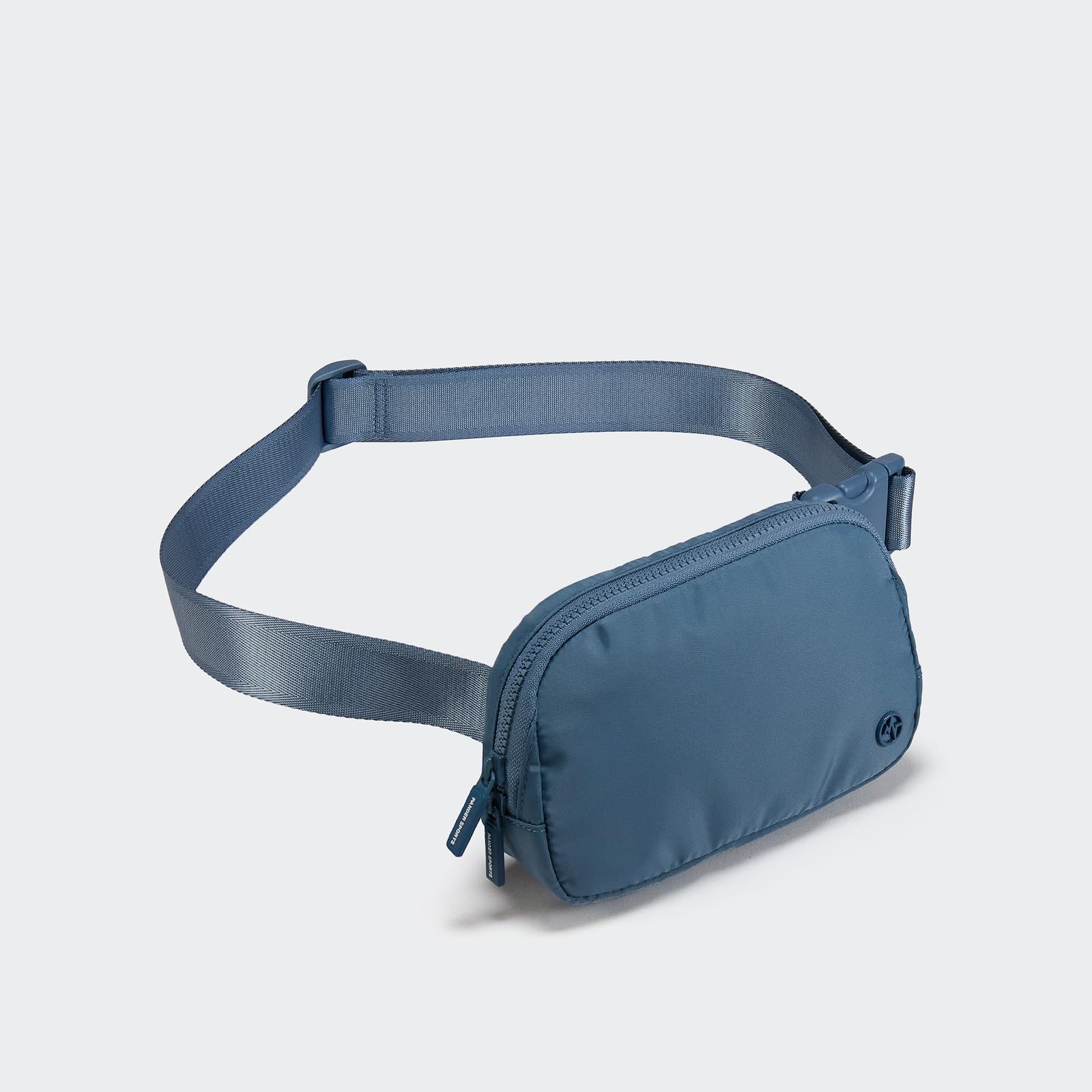 Pander Two Way Zipper Fanny Pack Nylon Everywhere Belt Bag for Women, Water Repellent Waist Packs, Crossbody Bags with Adjustable Strap (Black).