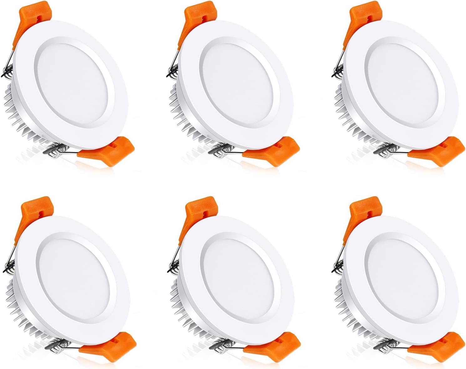 inShareplus 2 Inch LED Recessed Lighting, Downlight Dimmable 3W (35W Equivalent), 5000K Daylight White, CRI80, Recessed Light Fixtures with LED Driver (1 Pack)