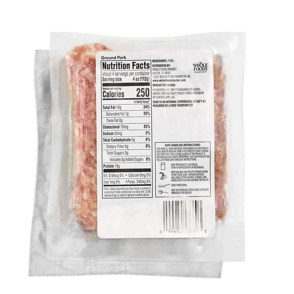 365 by Whole Foods Market Ground Pork NAE, 16 OZ