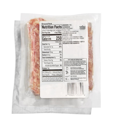 365 by Whole Foods Market Ground Pork NAE, 16 OZ