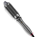 TYMO Thermal Brush Curling Brush - STYLUX 1.5 Inch Blowout Volumizer with Flexi-Fit for Hair Straightening, Heated Round Styler Tool, Hair Straightener and Curler 2 in 1, Dual Voltage, Gold