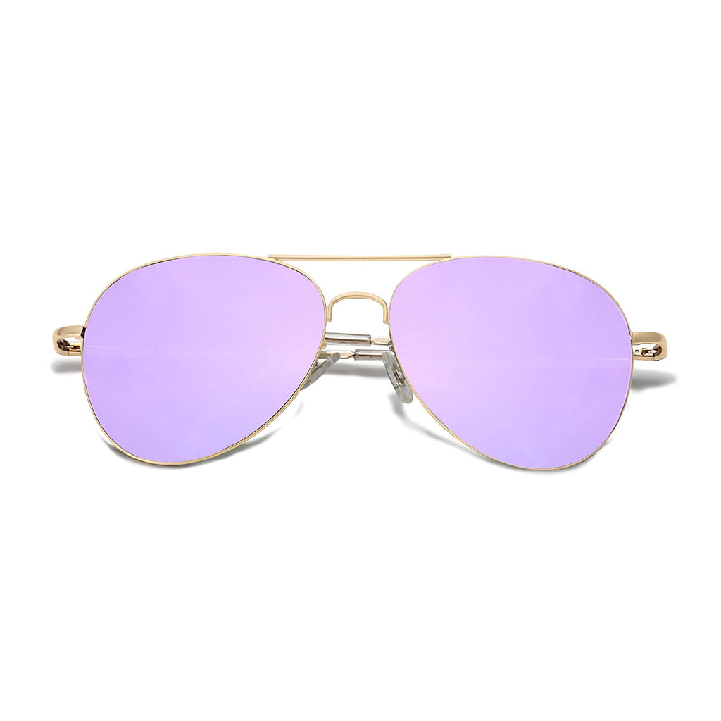 SOJOS Classic Aviator Sunglasses for Women Men Metal Frame Spring Hinges SJ1030