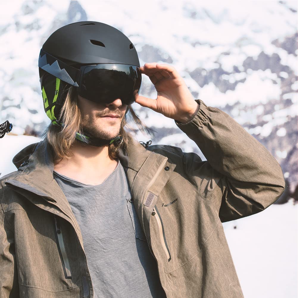 OutdoorMaster Kelvin Ski Helmet - Snowboard Helmet for Men, Women & Youth