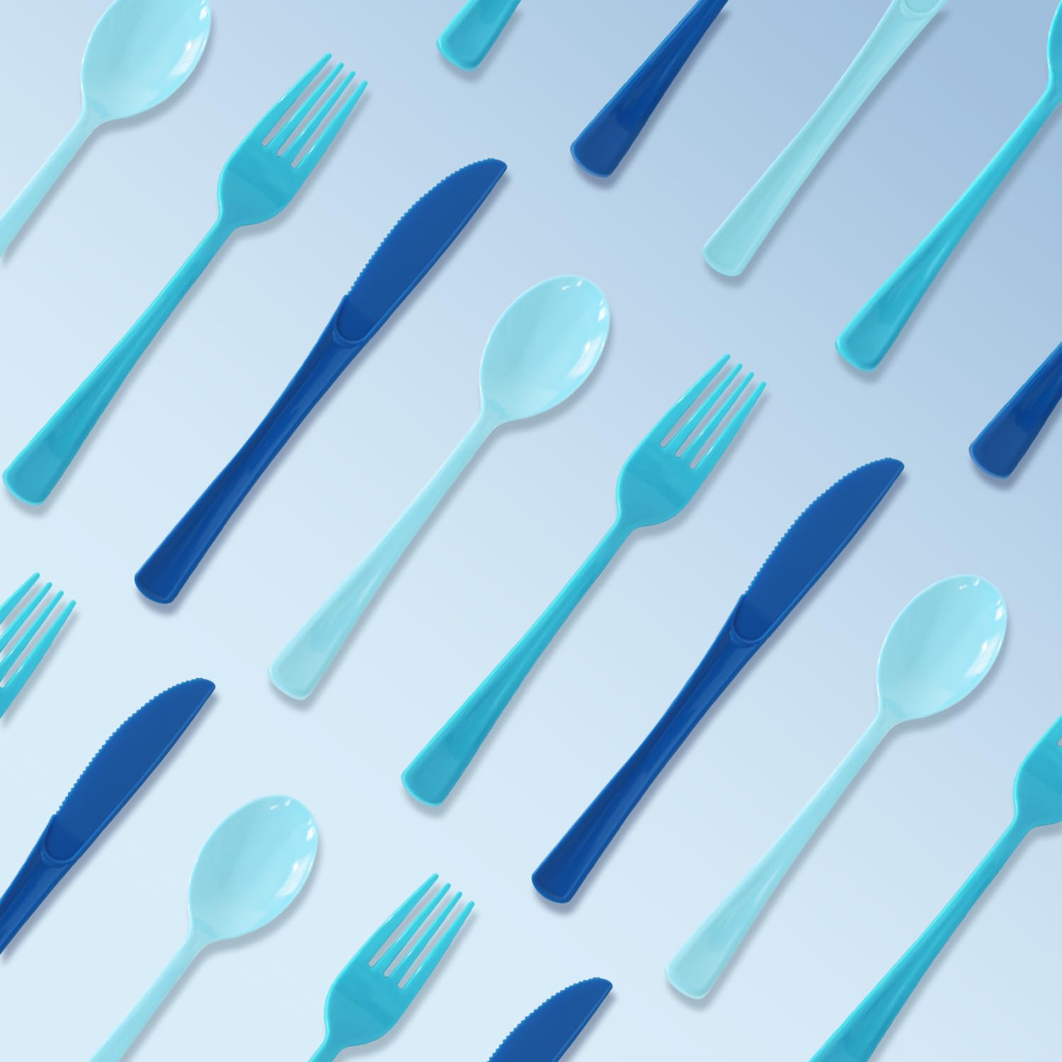 150 Pack Plastic Silverware,Disposable Cutlery Set Heavy Duty Utensil Sets 50 Forks 50 Knives 50 Spoons for Brithday, Wedding,Home School Party Picnics Restaurant Outdoor Events (Black)
