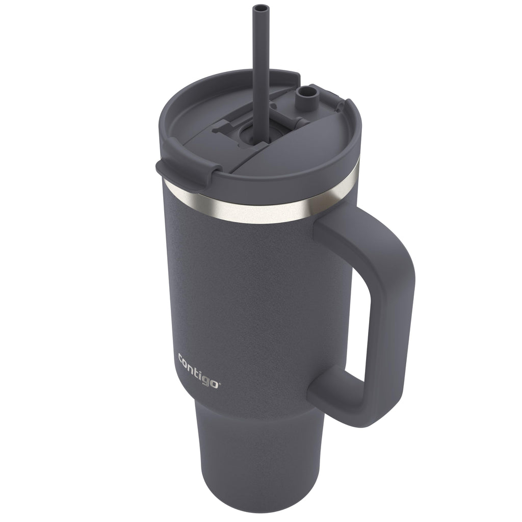 Contigo Streeterville 30oz Tumbler, Stainless Steel Vacuum Insulated, Leak-Proof, Cold for 29 Hours, Fits in cupholders, Licorice