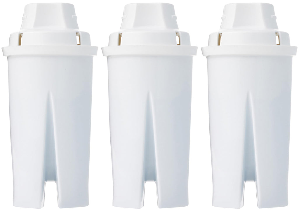 Amazon Basics Enhanced Replacement Water Filters for Water Pitchers, BPA-Free, WQA & NSF Certified, Compatible with Brita Water Pitchers & Drinking Water Filter Systems, 1 Year Filter Supply, 6-Pack