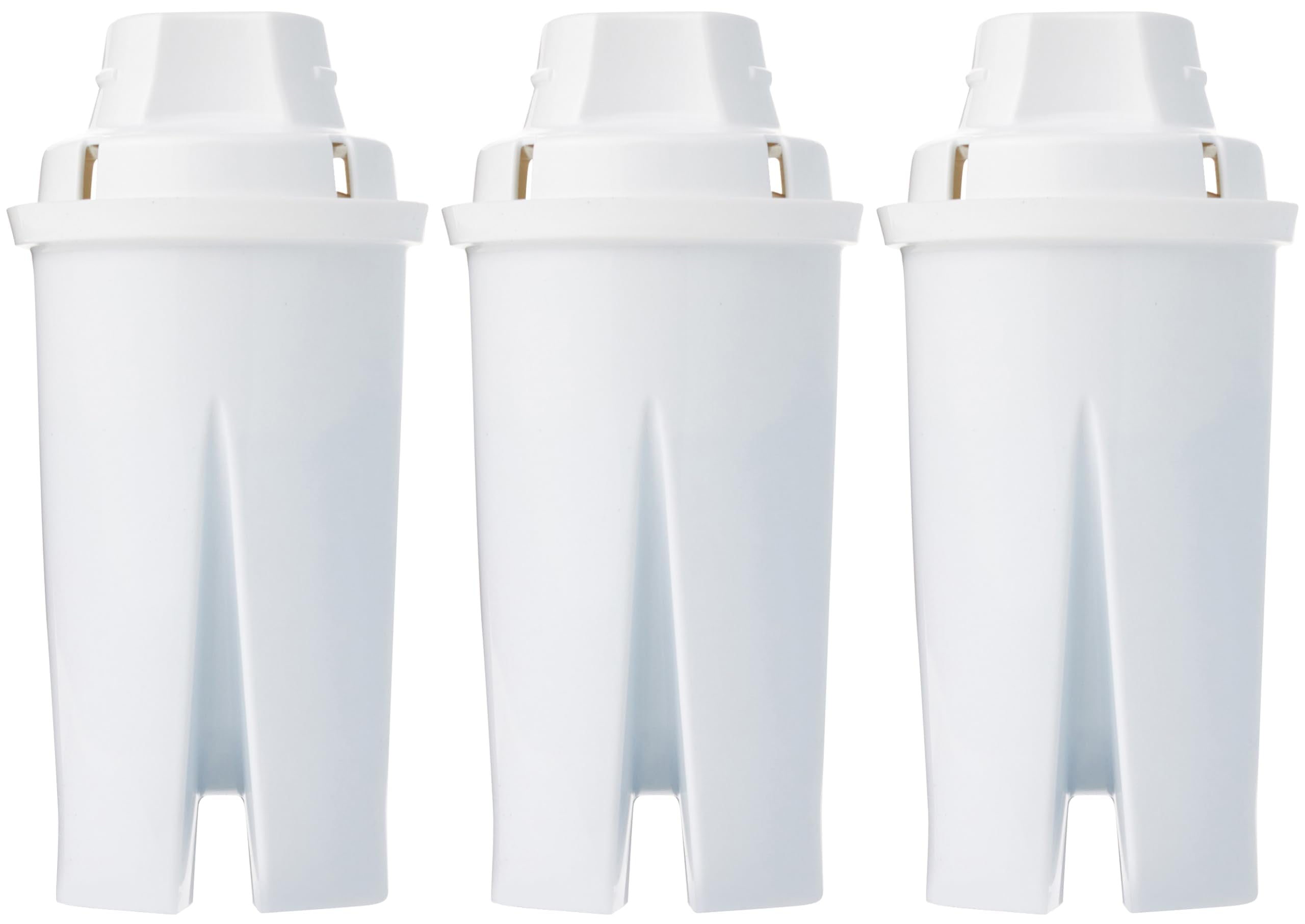 Amazon Basics Enhanced Replacement Water Filters for Water Pitchers, BPA-Free, WQA & NSF Certified, Compatible with Brita Water Pitchers & Drinking Water Filter Systems, 1 Year Filter Supply, 6-Pack