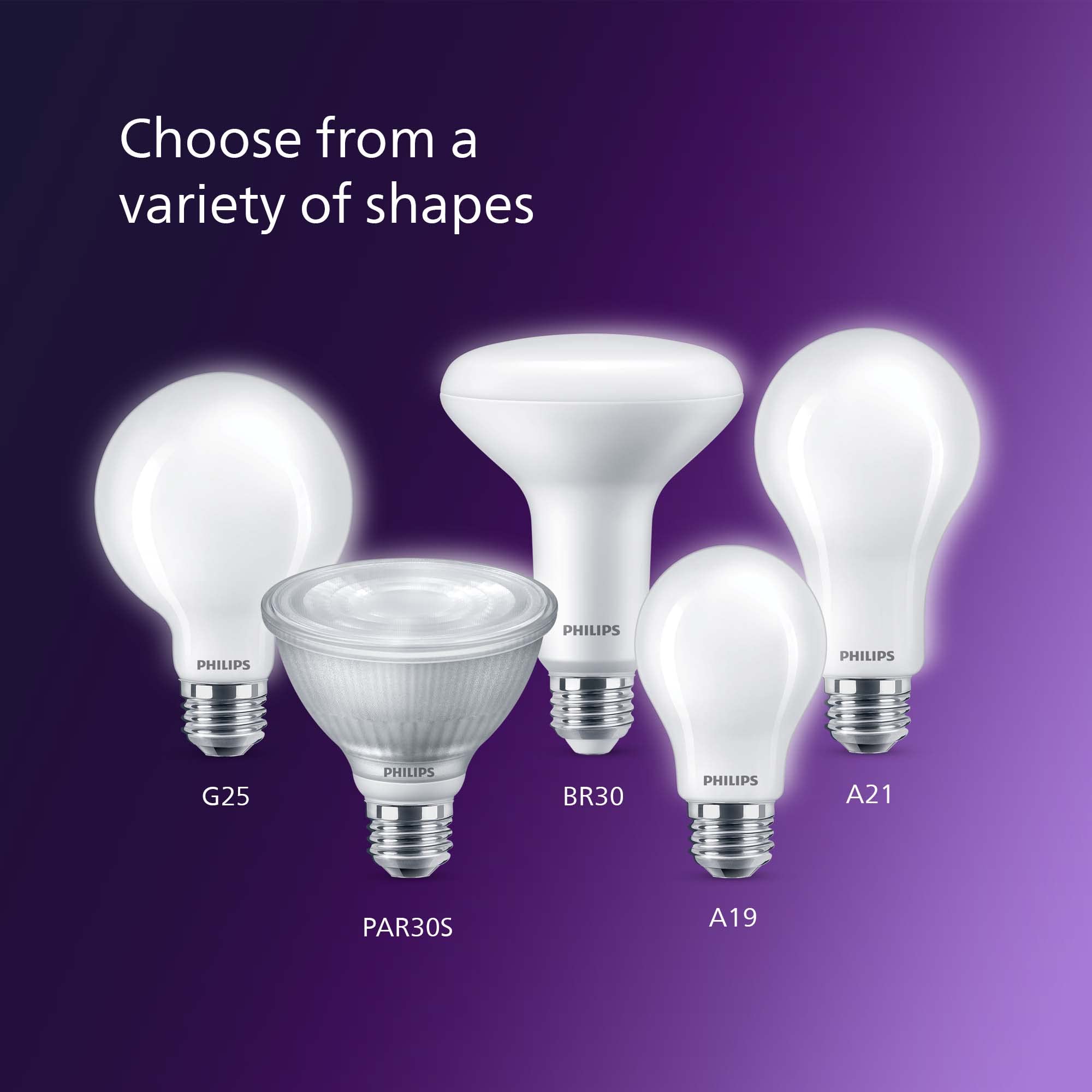 PHILIPS LED 50W PAR16 9-Pack Ultra Definition Bright White (3000K) 400 Lumen (5W = 50W) Dimmable Flicker-Free Light Bulbs