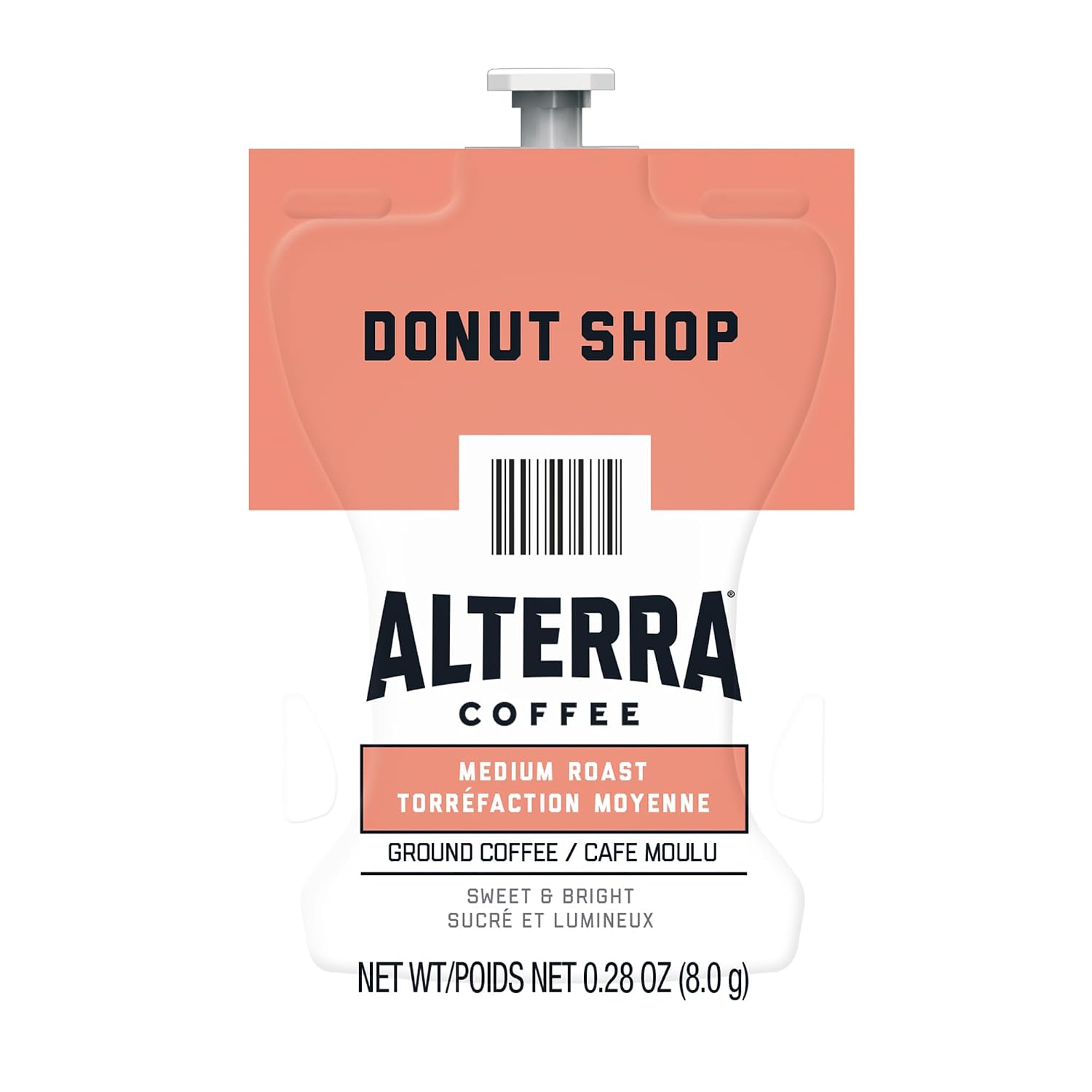 Flavia Alterra Donut Shop Coffee Freshpacks works only with Flavia Brewers, Medium Roast (Case of 100)