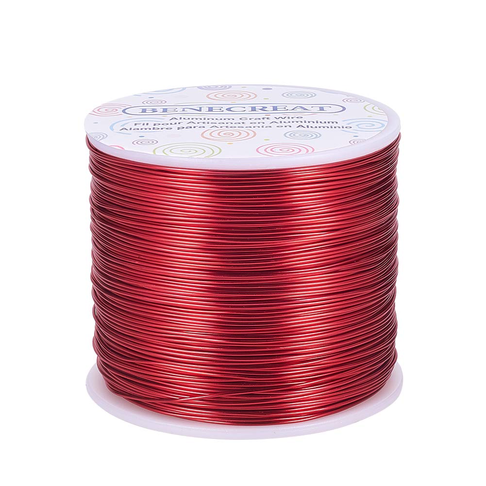 BENECREAT 9 Gauge Jewelry Craft Aluminum Wire 55 Feet Bendable Metal Sculpting Wire for Halloween Craft Floral Model Skeleton Making (Black, 3mm)