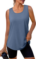 WIHOLL Workout Tops for Women Summer Athletic Tank Tops Sleeveless Shirts Beach Lightweight Gym Clothes