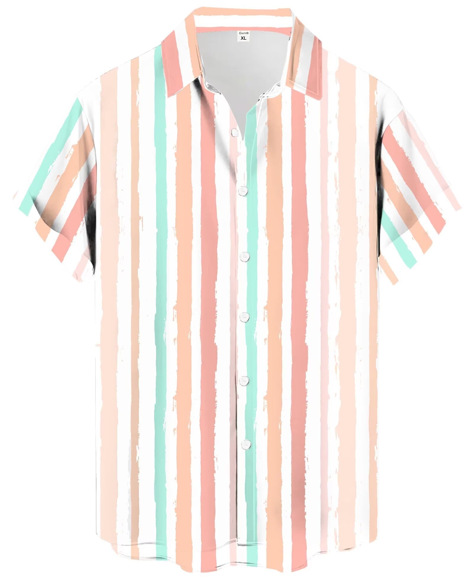 Bowling Shirts for Men Print Short Sleeve Regular Fit Hawaiian Casual Button Down Beach Shirts