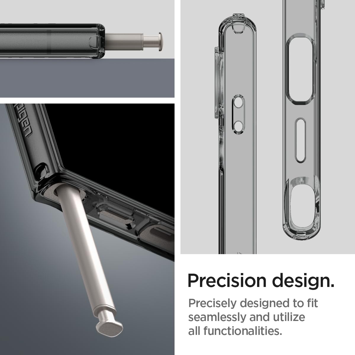 Spigen Liquid Crystal Designed for Galaxy S24 Case (2024) [Military-Grade Protection] - Crystal Clear