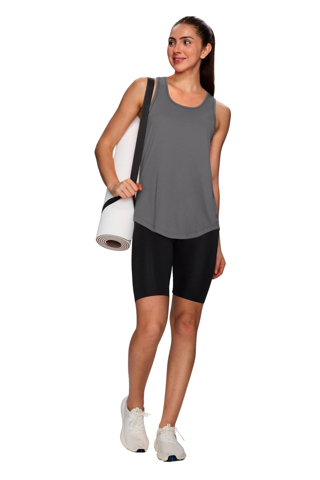 WIHOLL Workout Tops for Women Summer Athletic Tank Tops Sleeveless Shirts Beach Lightweight Gym Clothes