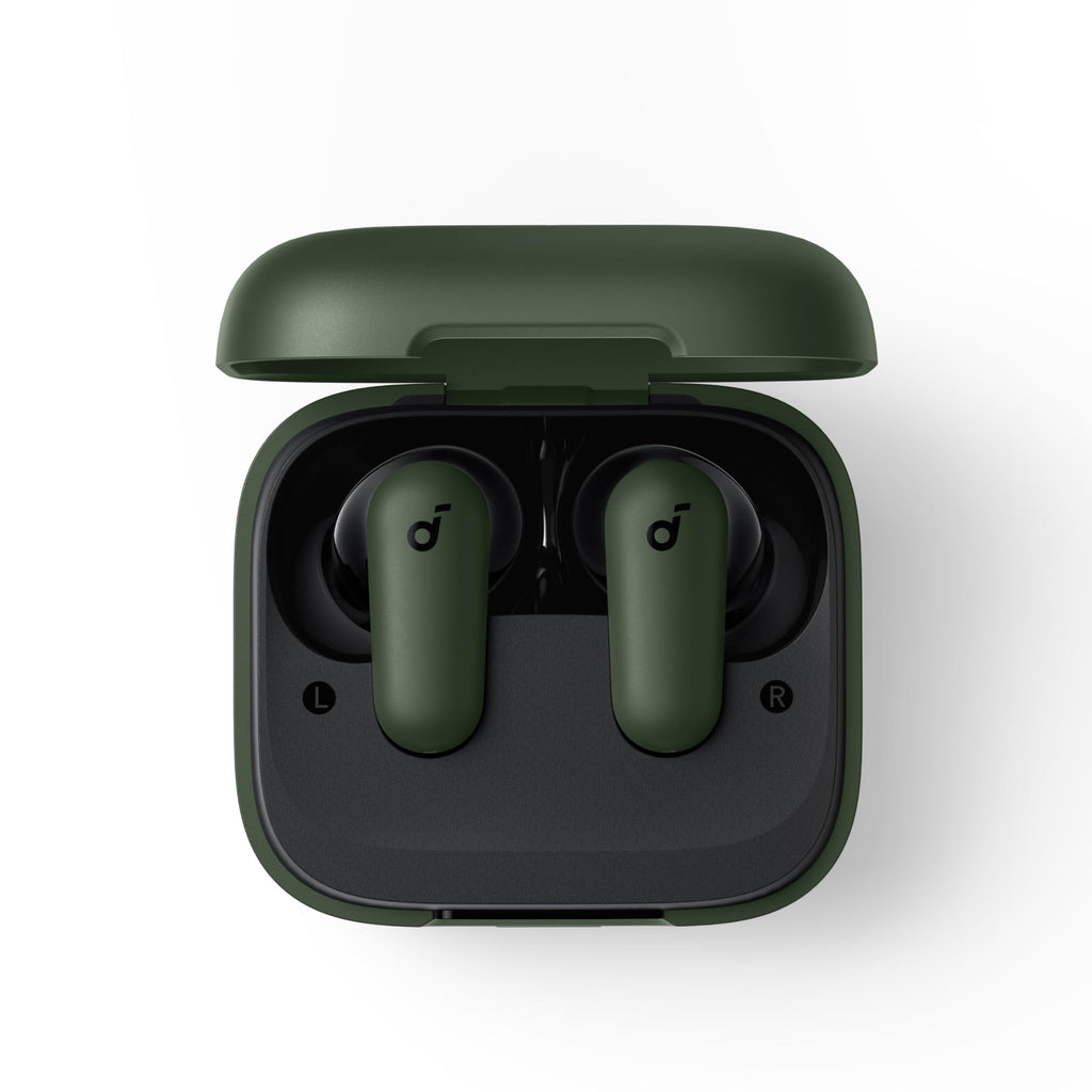 Soundcore P30i by Anker Noise Cancelling Earbuds, Strong and Smart Noise Cancelling, Powerful Bass, 45H Playtime, 2-in-1 Case and Phone Stand, IP54, Wireless Earbuds, Bluetooth 5.4 (Black)