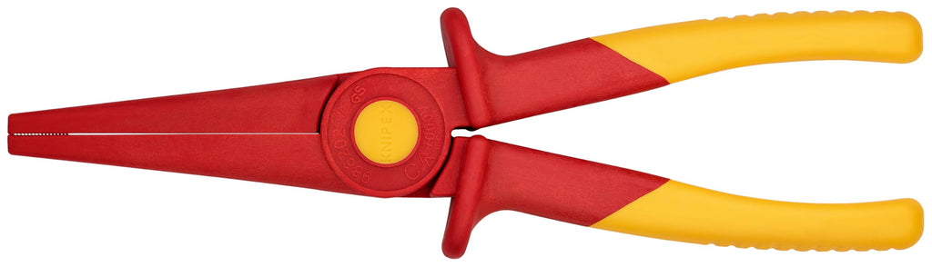 Knipex 98 62 02 Flat Nose Plastic Pliers 1000V Insulated, Red/Yellow