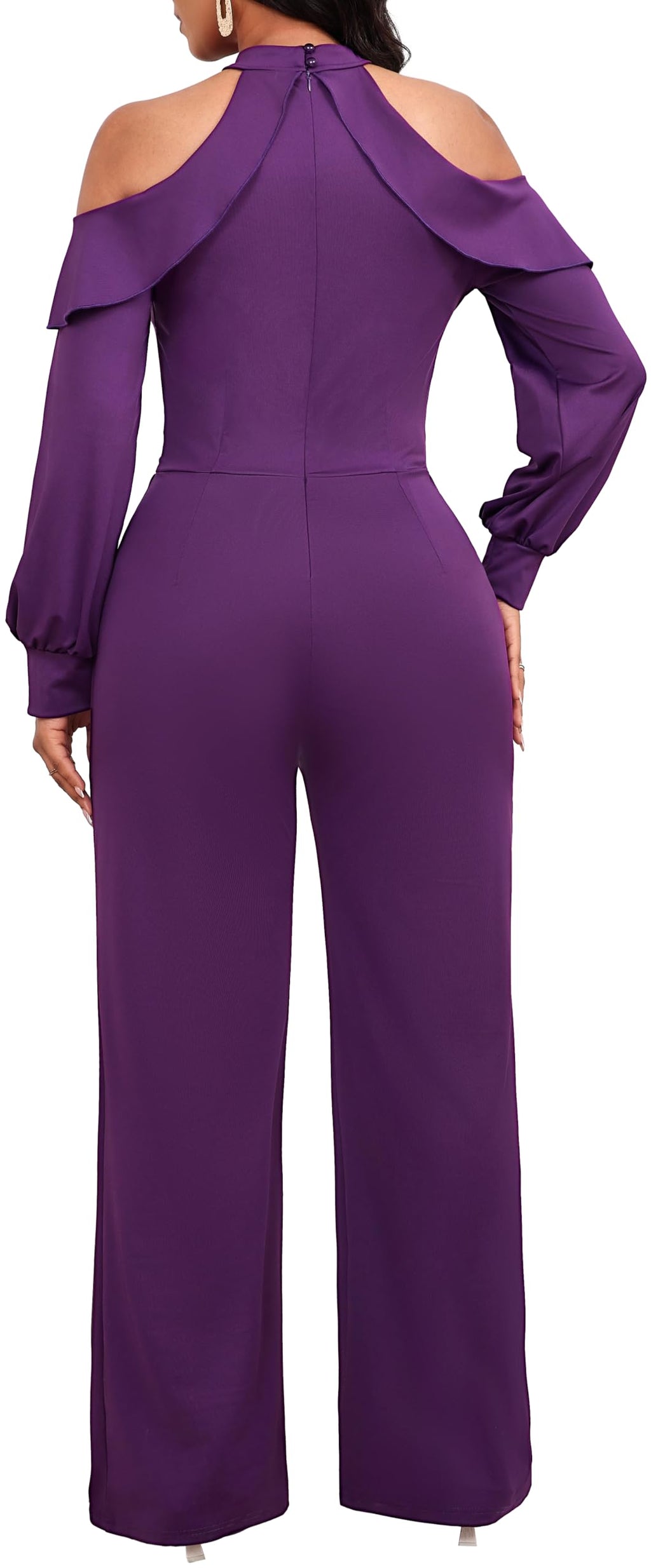 Jumpsuit for Women Sexy Elegant Long Straight Pants Cocktail Printing Jumpsuits Party Club with Zipper