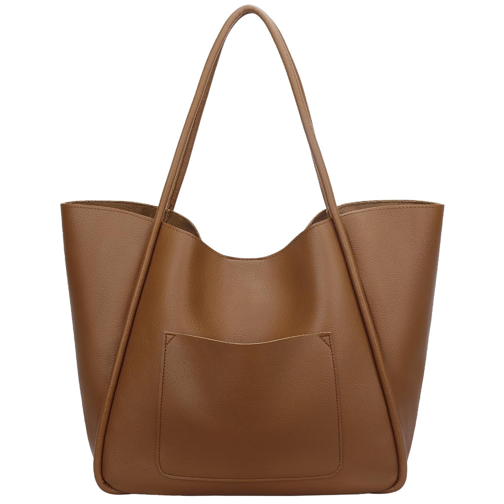 KKXIU Tote Bag for Women Vegan Leather Shoulder Purse Large Capacity Travel Bag