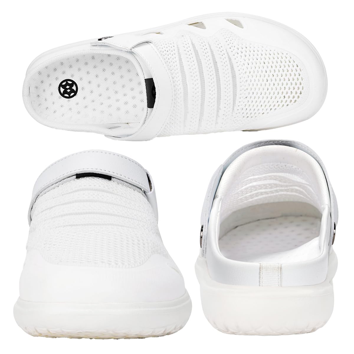 Men's Women's Clogs Garden Shoes Slip On Sandals Breathable Summer Orthotic Walking Slippers with Plantar Fasciitis Soles