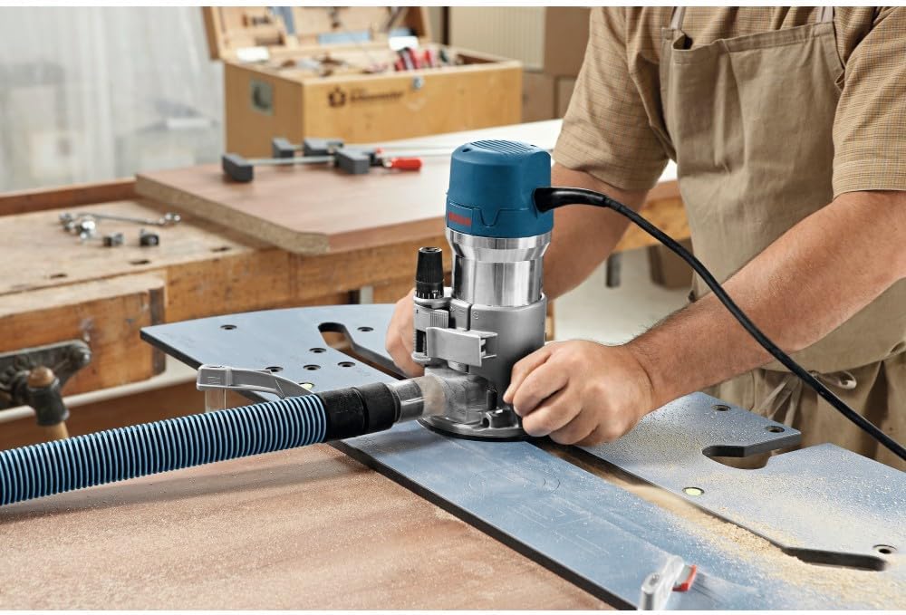 BOSCH Router 1617EVS 2.25 HP Electronic Fixed-Base Woodworking Router