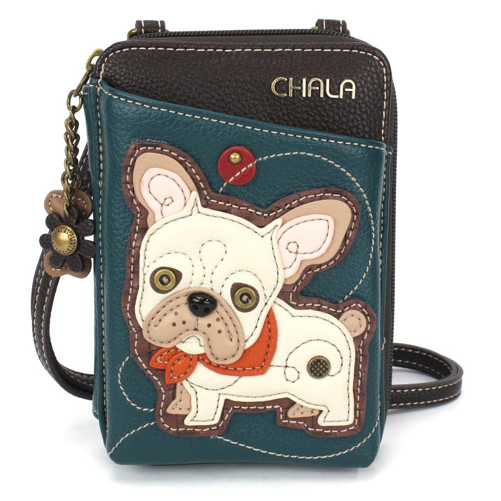 CHALA Wallet Crossbody Cell Phone Purse - Women Faux Leather Multicolor Handbag with Adjustable Strap