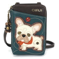 CHALA Wallet Crossbody Cell Phone Purse - Women Faux Leather Multicolor Handbag with Adjustable Strap