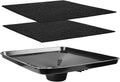 17892 Transmission Drain Pan for Lisle Oil Drains - 2 Pcs 22'' Oil Drain Splash Pad,Large Fluid Catch Pan Square Oil Drain Pan Fits Many Different Funnels Keep Floor Clean