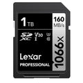 Lexar 256GB Professional 1066x SD Card, UHS-I, C10, U3, V30, Full HD, 4K, Up To 160MB/s Read SDXC Memory Card, for DSLR & Mirrorless Cameras (LSD1066256G-BNNNU)