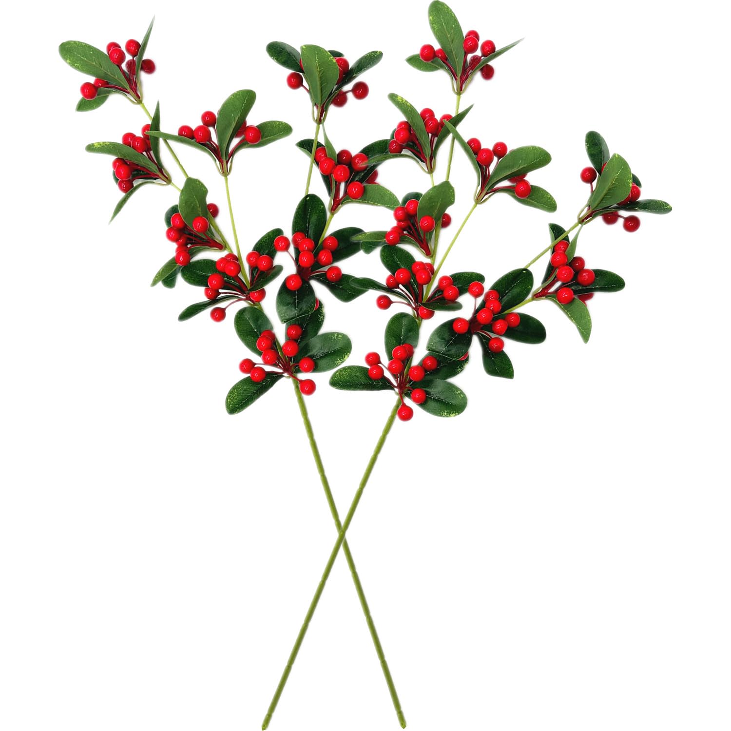 Christmas Decor Artificial Plants, PASYOU Gold Fake Antlers Plastic Grass Shrubs Leaves Indoor Outdoor Home Garden Party Hotel Verandah Wedding Event Faux DIY Decoration - 30 Inch Golden 2 Bunches