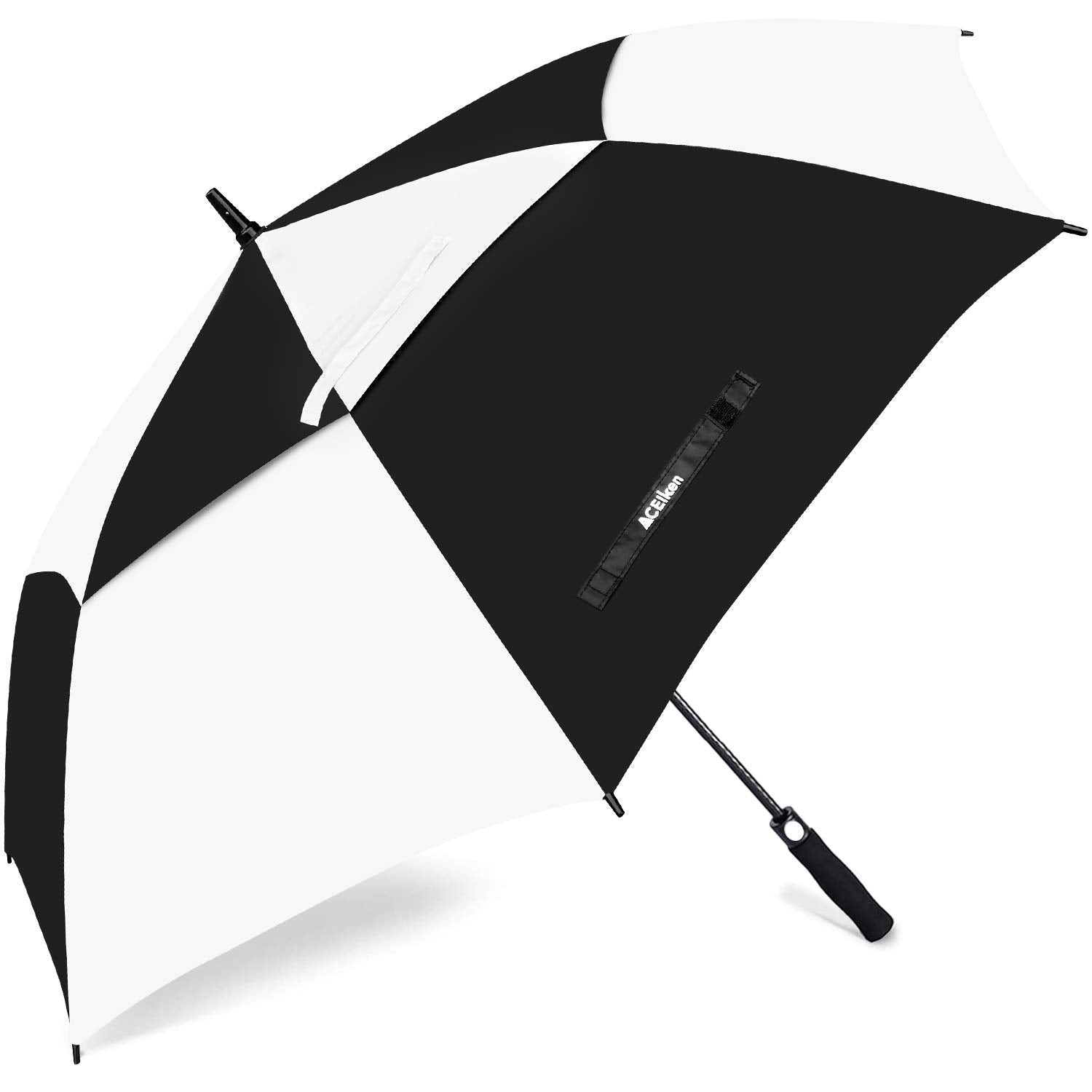 ACEIken Golf Umbrella Large 58/62/68 Inch Automatic Open Golf Umbrella Extra Large Oversize Double Canopy Vented Umbrella Windproof Waterproof for Men and Women