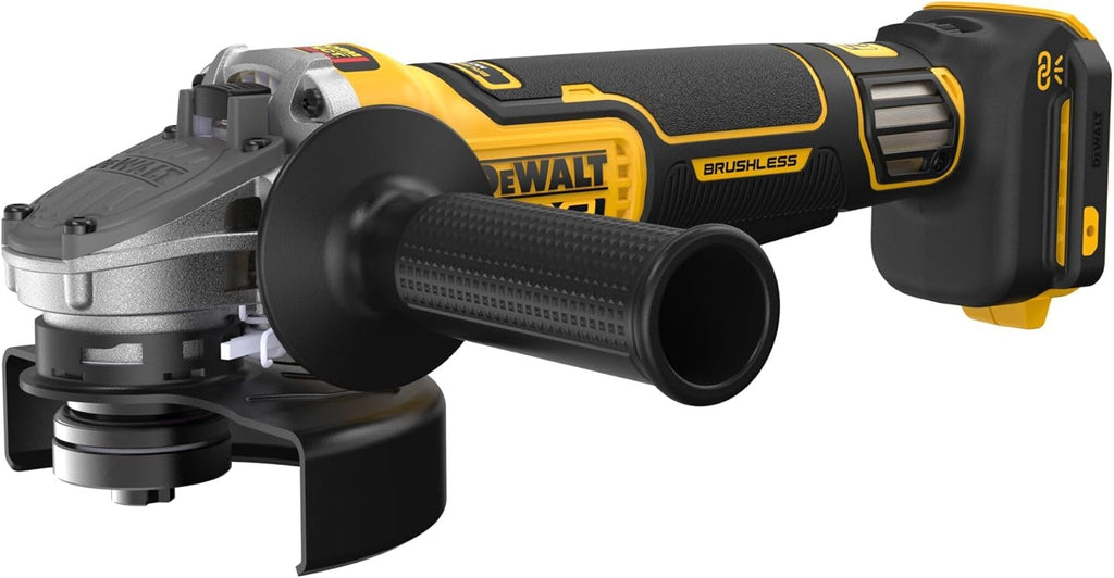 DEWALT 20V MAX XR Brushless Cordless Angle Grinder, 4-1/2 in. - 5 in., Variable Speed, Anti-Rotation, Paddle Switch (Tool Only) (DCG410VSB)