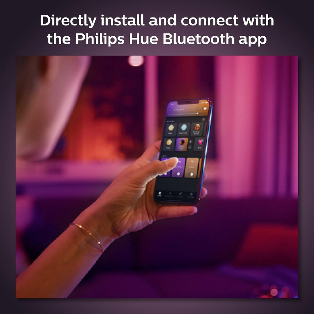 Philips Hue Smart Retrofit Recessed 5/6 Inch LED Downlight 1 Pack - White Ambiance Warm-to-Cool White Light 1100LM - Indoor Control with Hue App - Works with Alexa, Google Assistant and Apple Homekit