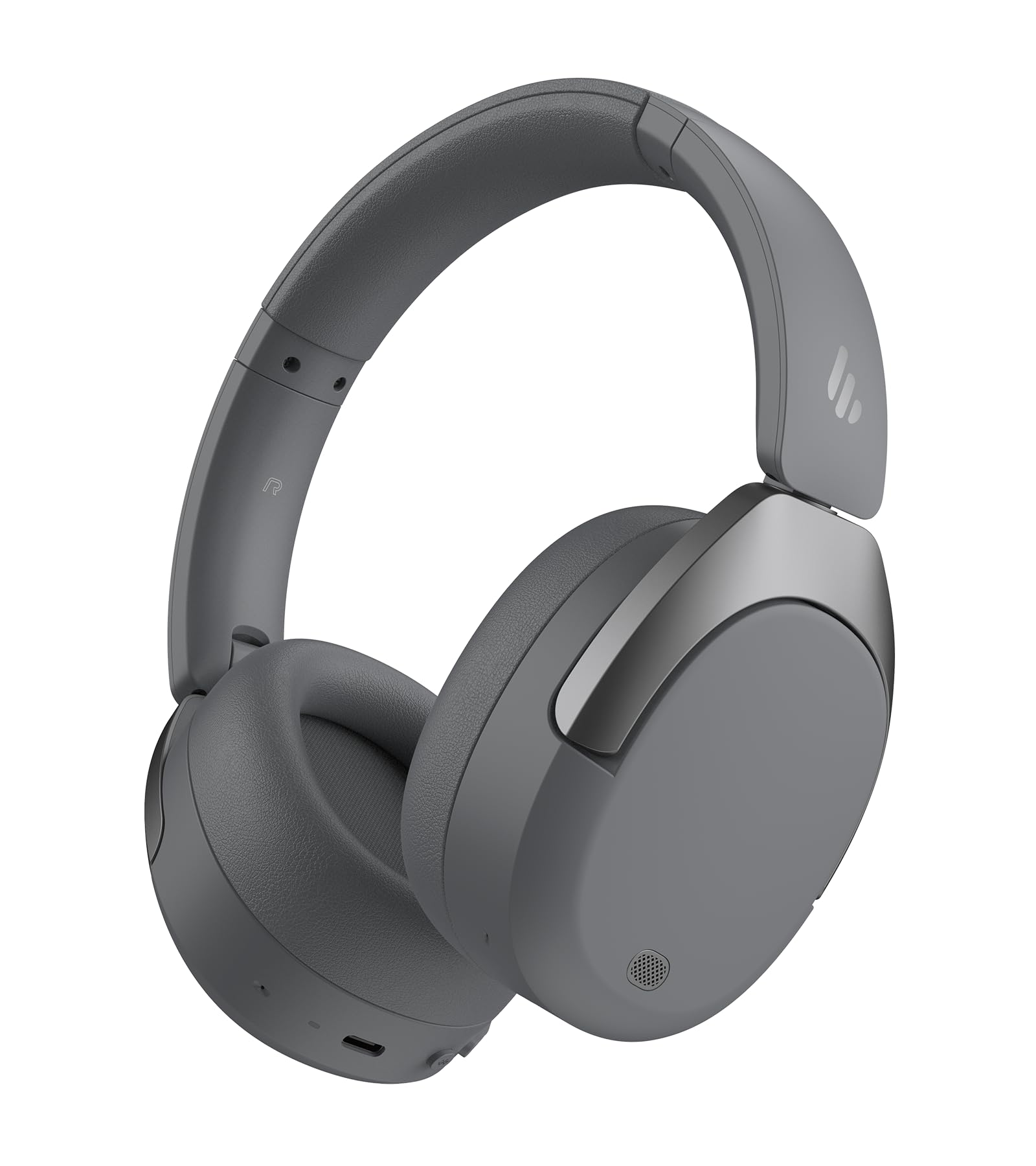 Edifier W830NB Wireless Over Ear Headphones with -45dB Active Noise Cancelling, 94H Playtime, LDAC Hi-Res Sound, Spatial Audio, Fast Charging, Multipoint Connection, Bluetooth V5.4 - Black
