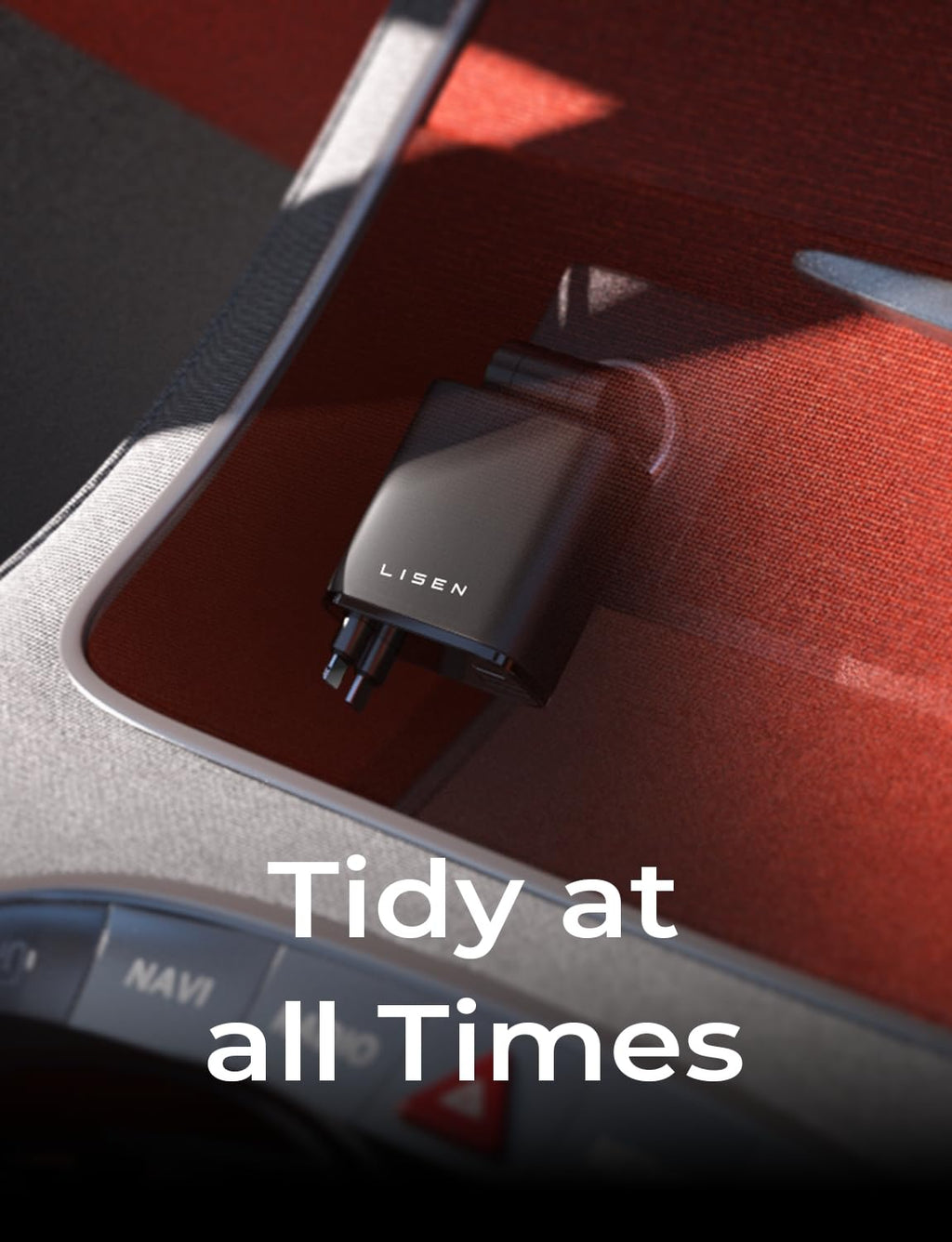 LISEN Retractable Car Charger, 84W Car Charger USB C Fast Charger Adapter for iPhone, Car Accessories for Men Women, Birthday Gifts for Fathers Day for Men Dad Husband, for iPhone 17 16 15 14 13 12 11