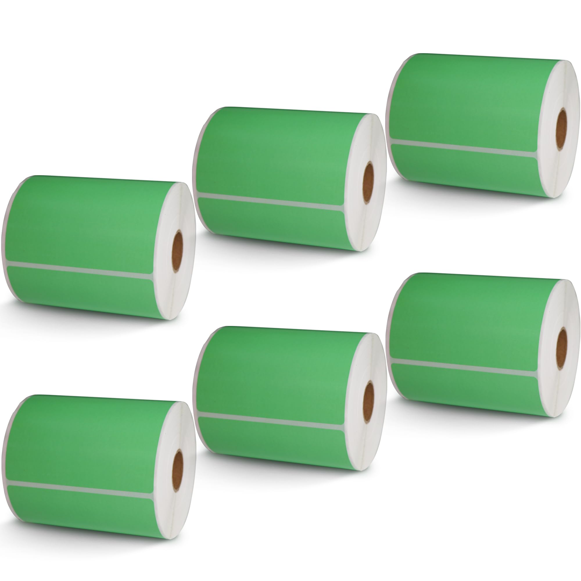 BETCKEY - 1" x 0.5" Small Labels Compatible with Zebra & Rollo Label Printer, Premium Adhesive & Perforated[Light Blue, 6 Rolls, 14580 Labels]