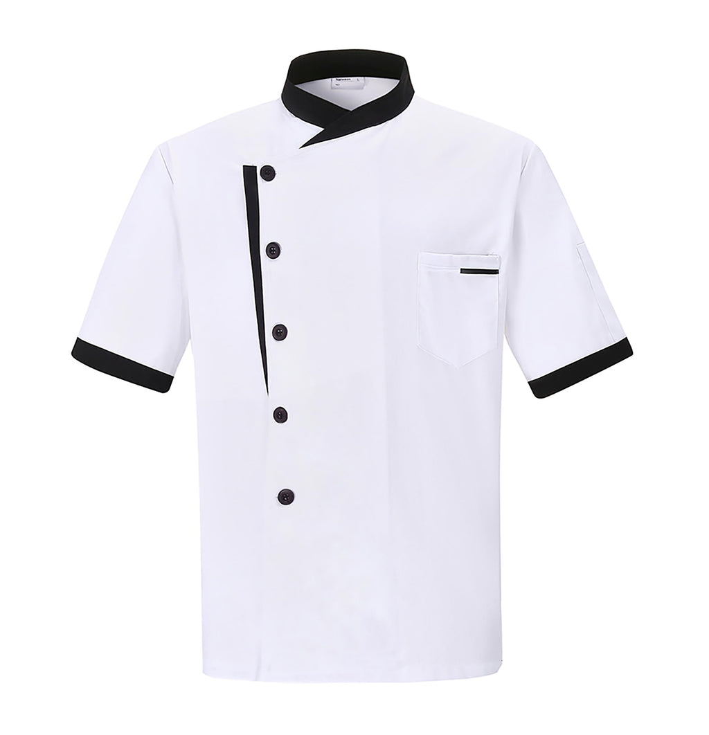 Nanxson Unisex Chef Jacket Men's Chef Coat Restaurant Kitchen Chef Uniform CFM0016