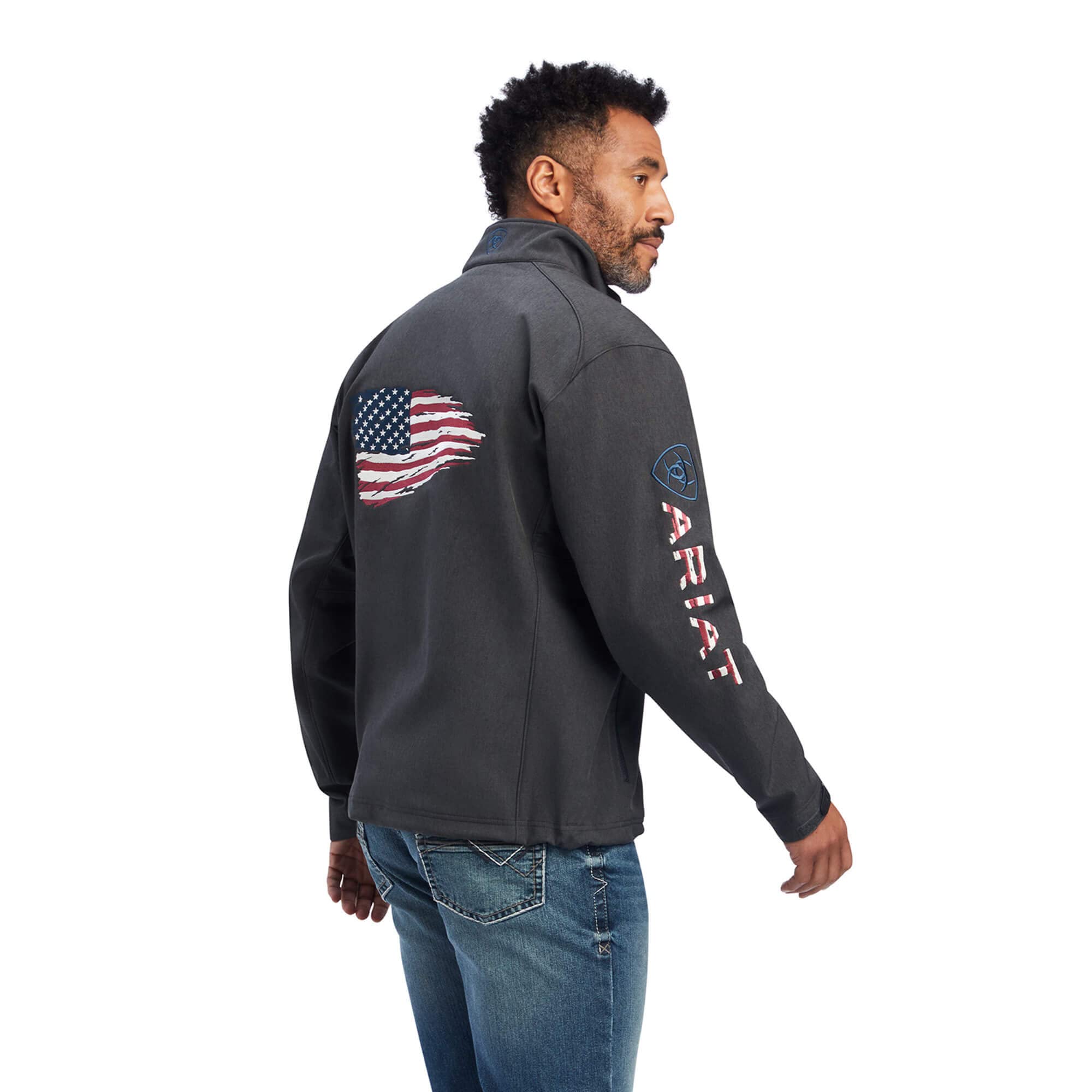 ARIAT Logo 2.0 Patriot Softshell Water Resistant Jacket