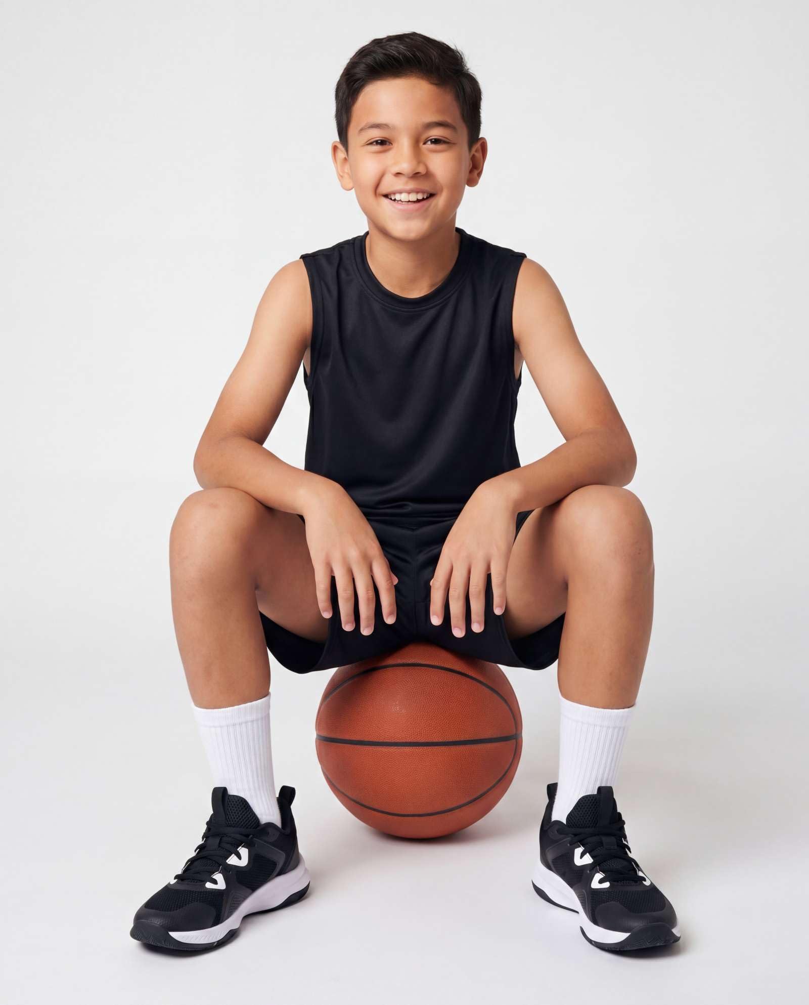 Real Essentials 5 Pack: Boys Dry-Fit Active Athletic Performance Tank Top