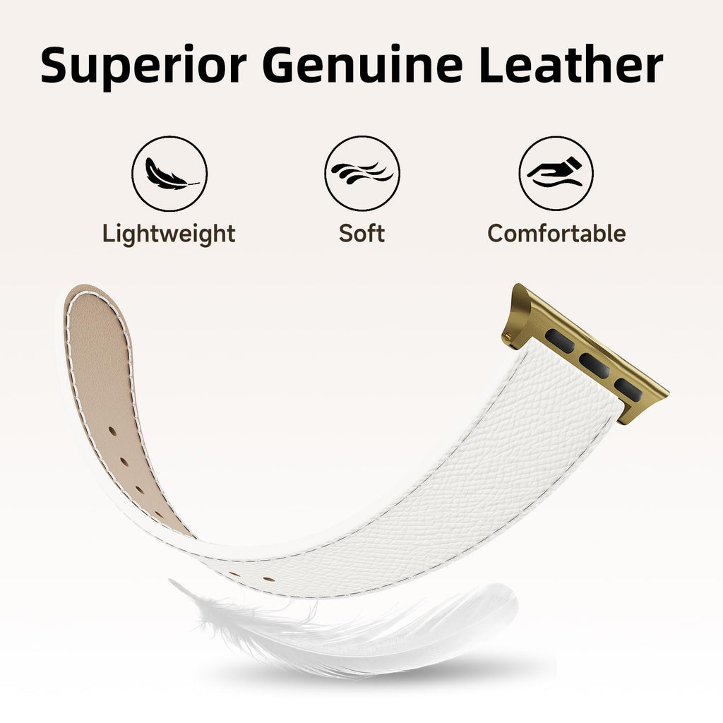 Designer Leather Band Compatible with Apple Watch 49mm46mm45mm44mm42mm41mm 40mm38mm for Women,Magnetic Buckle Replacement Strap for iWatch Ultra 3/2 /1 SE 3/2/1 Series 11/10/9/8/7/6/5/4/3/2/1