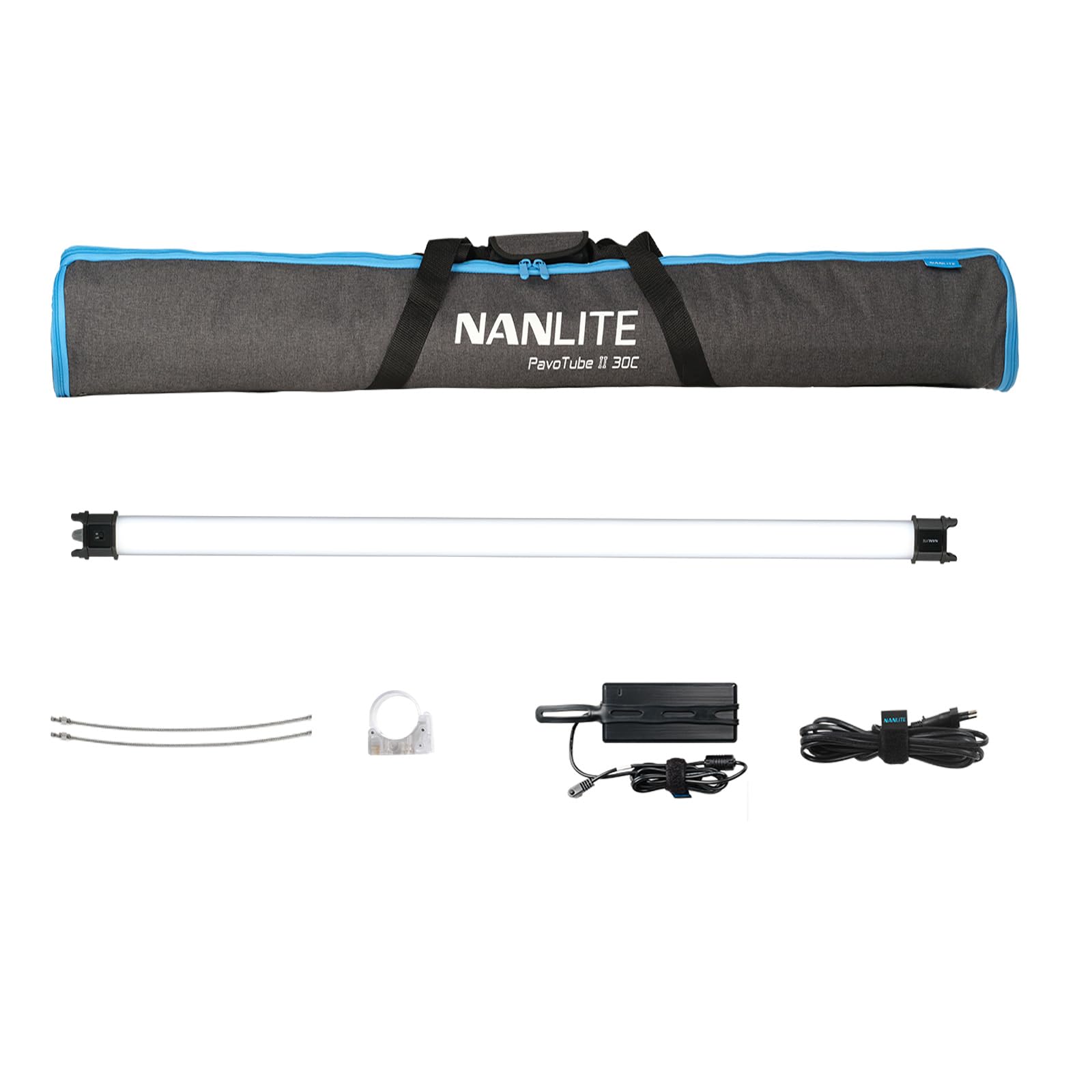 NANLITE PavoTube II 6C LED RGB Tube, 2700K-7500K Ultra-Wide Color Temperature, 2.4GHz Wireless Control Portable Handheld Photography Lighting Stick
