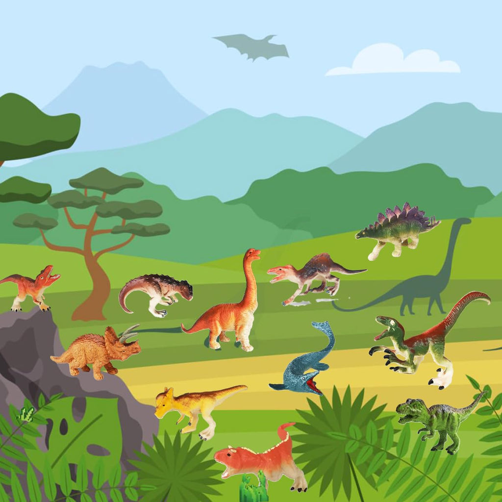 15 Pcs Mini Figures Toys Realistic Farm Animal Figurines, Plastic Learning Educational Playset Animal Themed Party Supplies Cake Topper Ornaments for Easter Egg Birthday Christmas