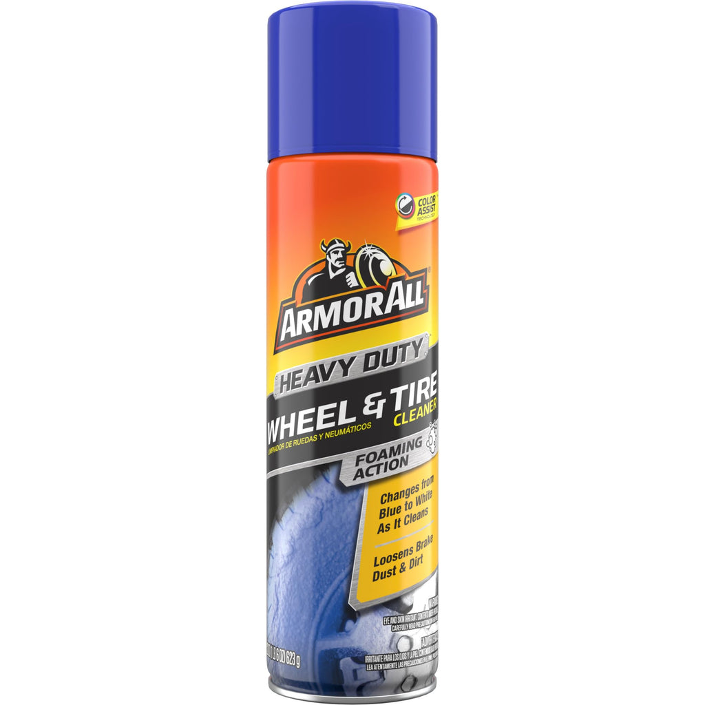 Armor All Heavy Duty Wheel and Tire Cleaner, Car Wheel Cleaner Spray, 22 Oz, Multicolor, 1.37 Pound (Pack of 1)