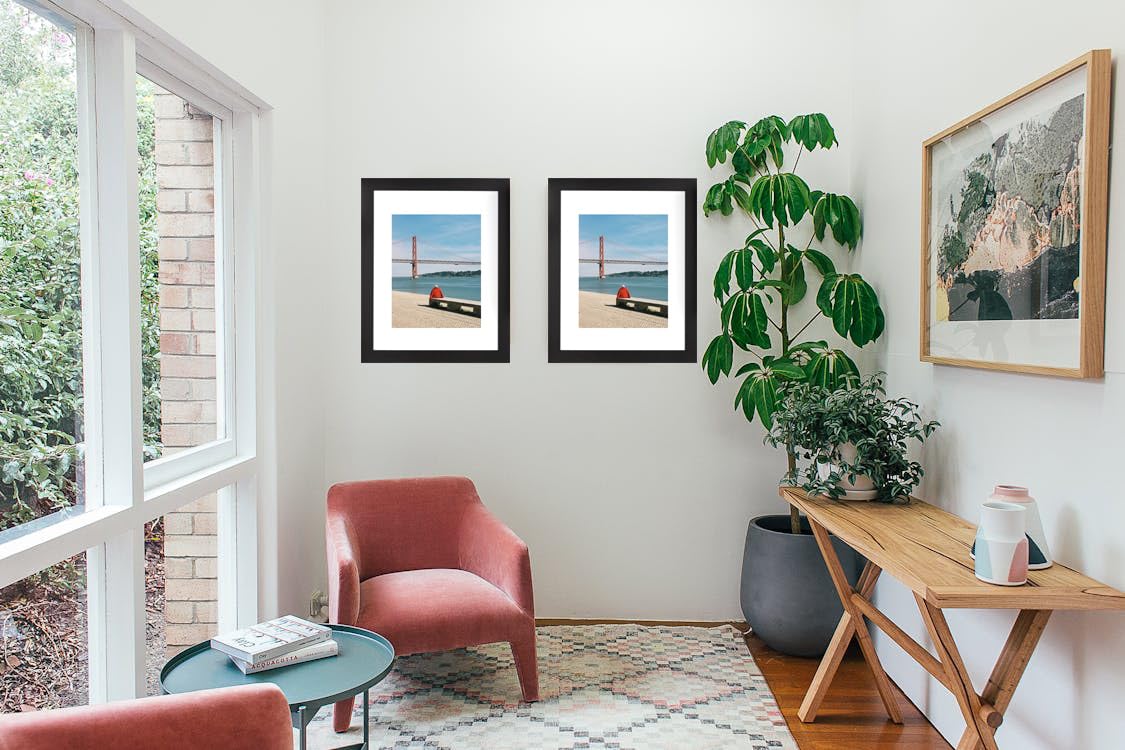 5x7 Picture Frame Gold, Display 5x7 without Mat or 4x6 with Mat, Wall Gallery Photo Frames