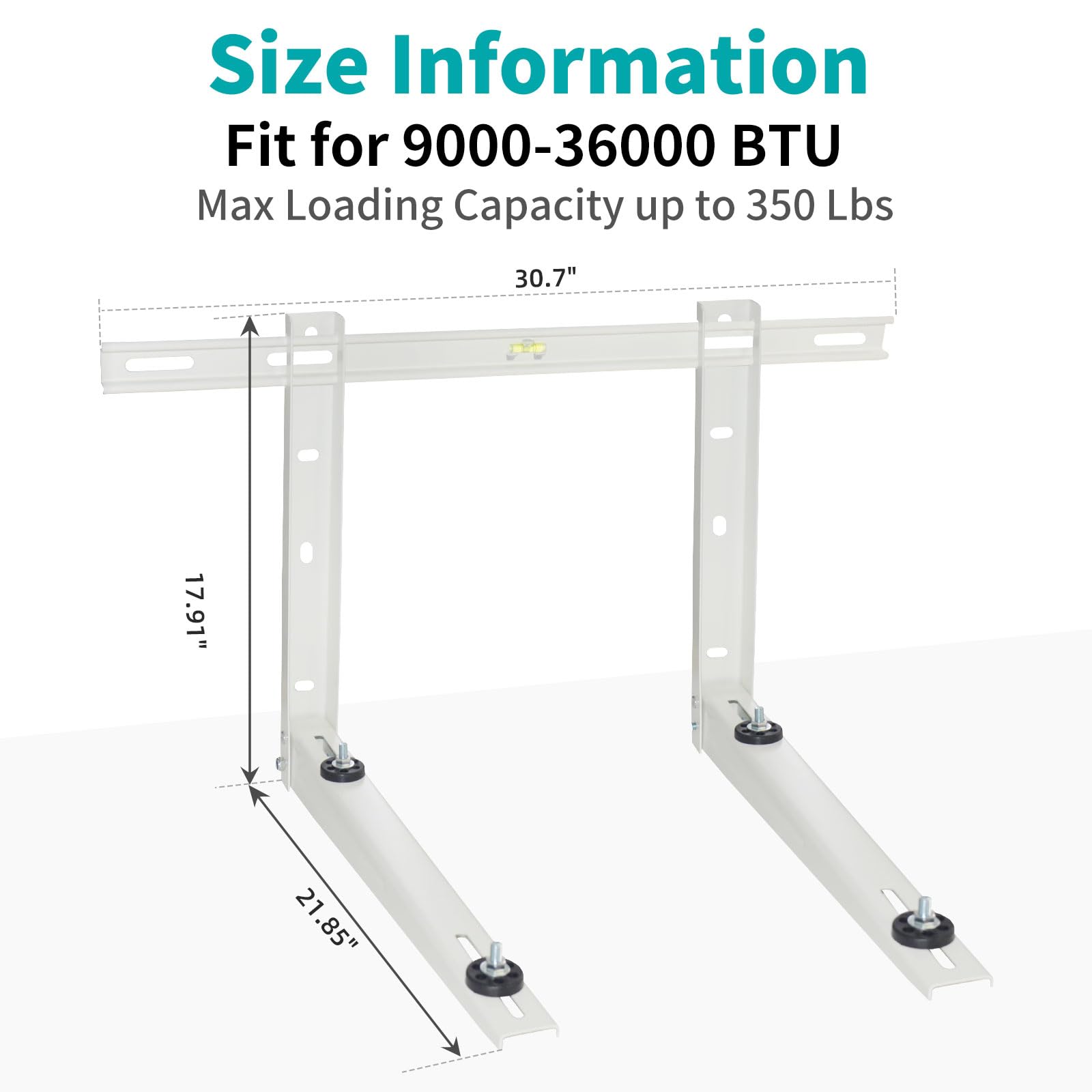 Mini Split Wall Mounting Bracket for 7000-18000 BTU Air Conditioner Heat Pump System Unit,Heavy Duty Foldable mini Split Bracket