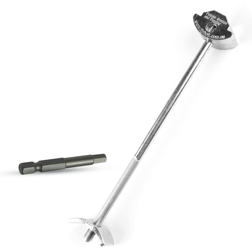 Zipbolt 10.800 Countertop Miter Connector — 20 Piece Joint Fastener Drawbolt Pack with 5mm Hex Bit for Joining Countertops, Butcher Blocks, Furniture, and More - Single-Handed Tightening