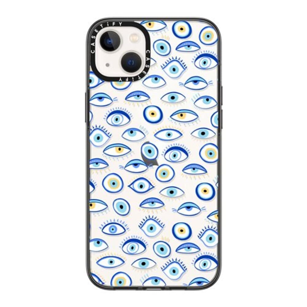 CASETiFY Compact Case for iPhone 13 [Lightweight / 4 ft. 2X Military Grade Drop Protection/Slim] - #1 Mom - Clear Black