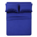 Best Season Bed Sheet Set - 1 Flat Sheet,1 Fitted Sheet and 1 Pillow Cases, Extra Soft Luxury Bedding Set,Deep Pockets,Wrinkle,Fade Resistant - Hypoallergenic- 3 Piece (Twin,Baby Blue)