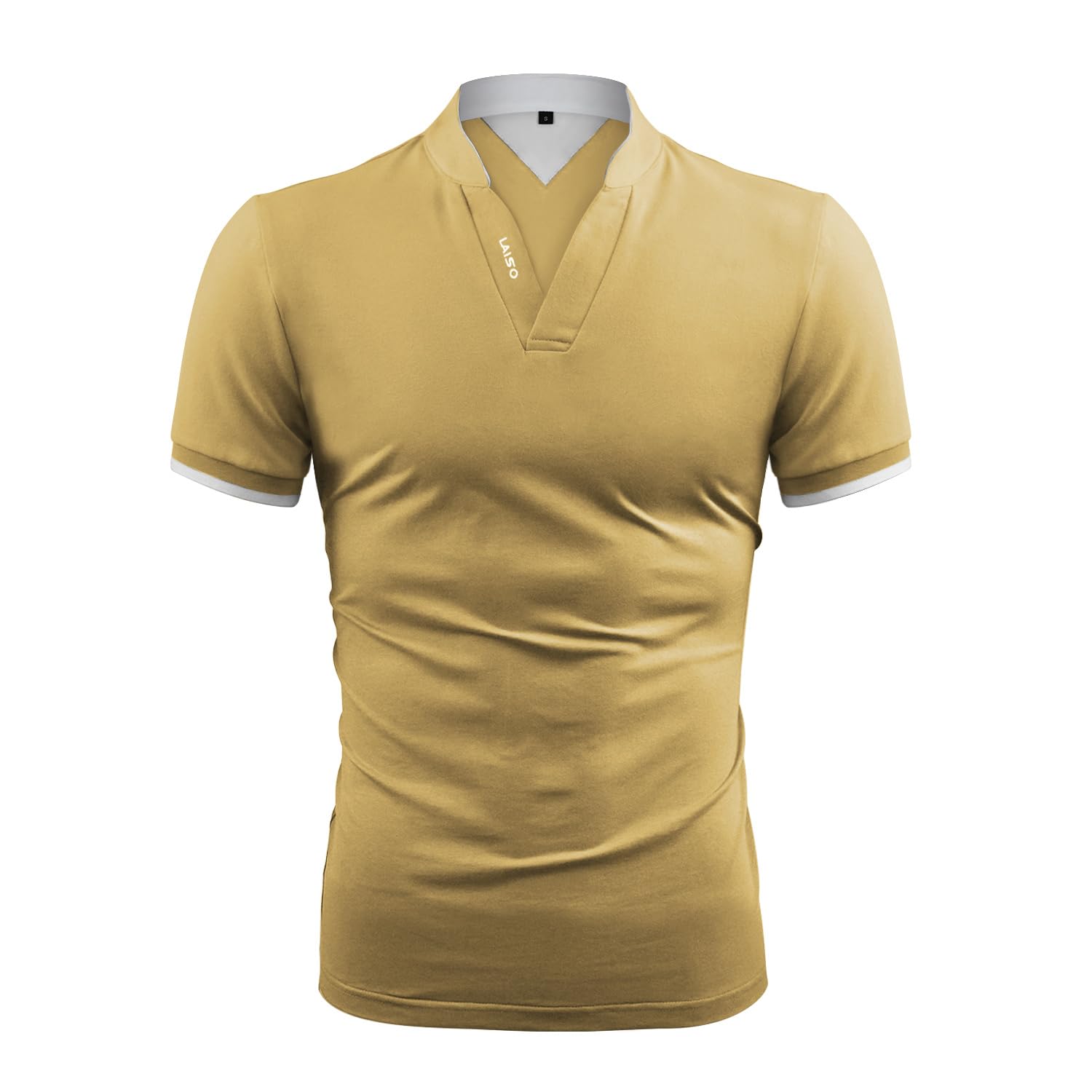 LOGEEYAR Mens Fashion Polo Henley Shirts Short/Long Sleeve Casual T-Shirts Slim Fit Cotton Polo Shirts for Men