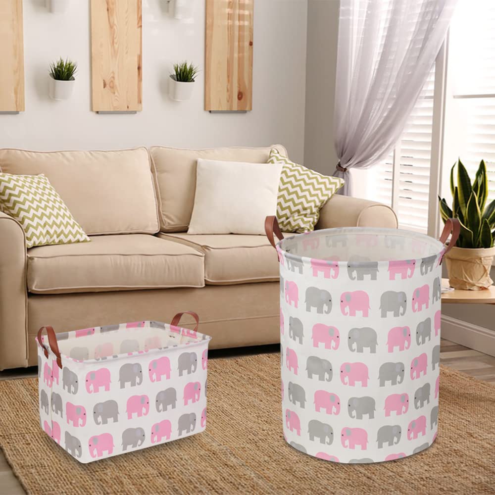 NTAOHAMPER Laundry Hamper, Laundry Basket, Waterproof Storage Bin for Bedroom, Clothes Organizer Basket, Books Box, Room Decor(Animal)