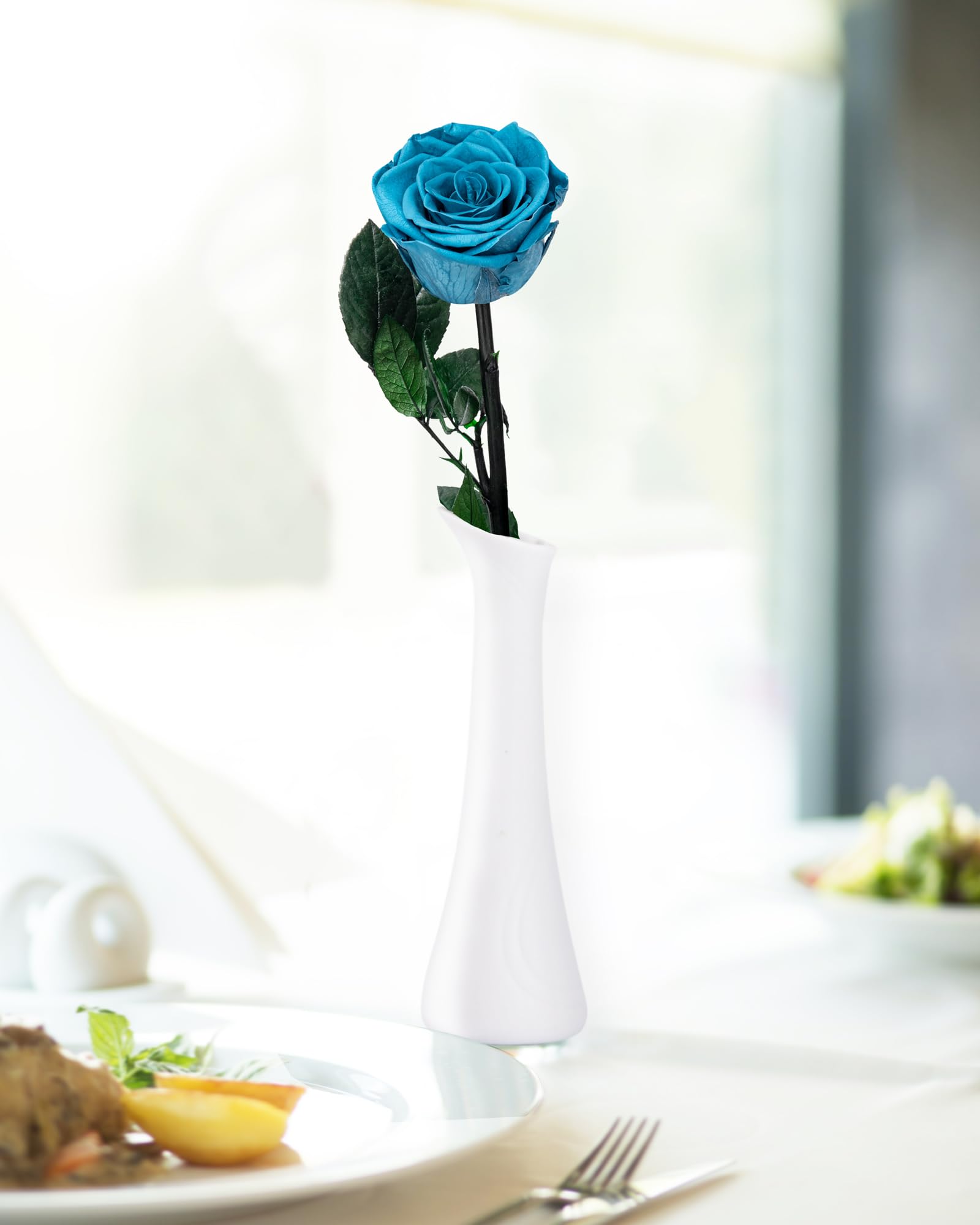 Flowers for Delivery Prime, Preserved Roses Flower Gifts for Women, Real Roses Single Rose Presents for Her, Mom Birthday Gifts from Daughter, Valentines Flowers Red Roses